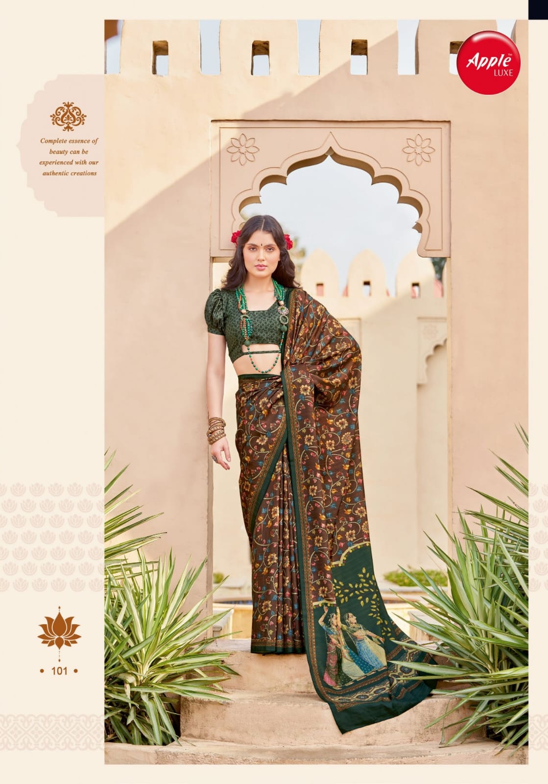 Roop Rani Vol 1 By Apple Printed Silk Sarees Wholesalers In Delhi
